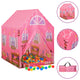 Vidaxl Kinderspielzelt mit 250 Bällen 69x94x104 cm Pink