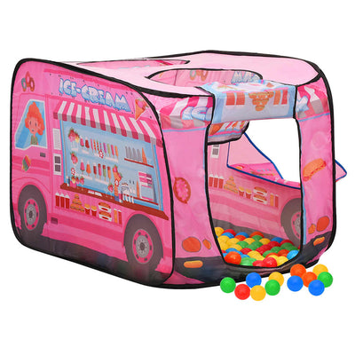 Vidaxl Kinderspielzelt mit 250 Bällen 70x112x70 cm Pink