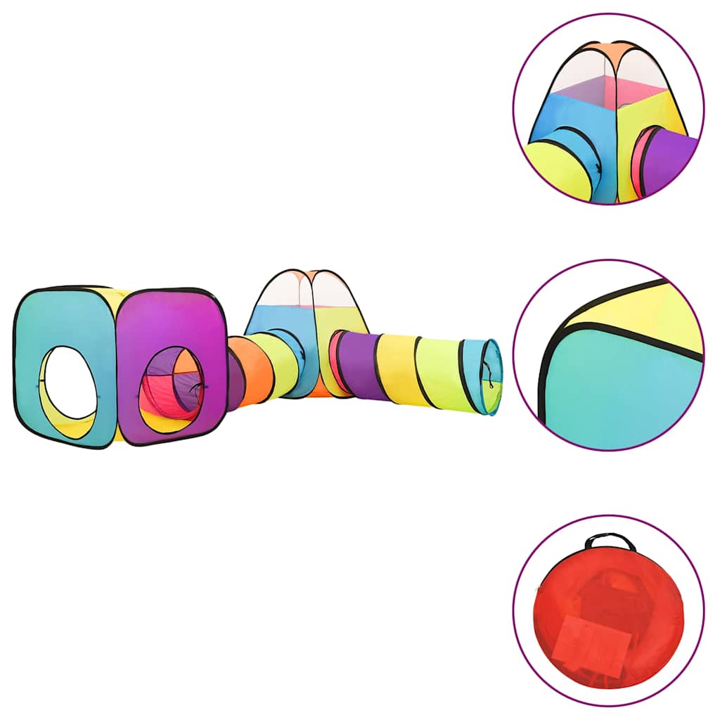 Vidaxl Kinderspielzelt mit 250 Bällen 190x264x90 cm Multi -Colored