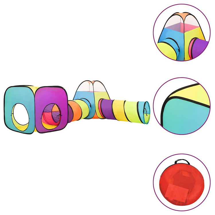 Vidaxl Kinderspielzelt mit 250 Bällen 190x264x90 cm Multi -Colored
