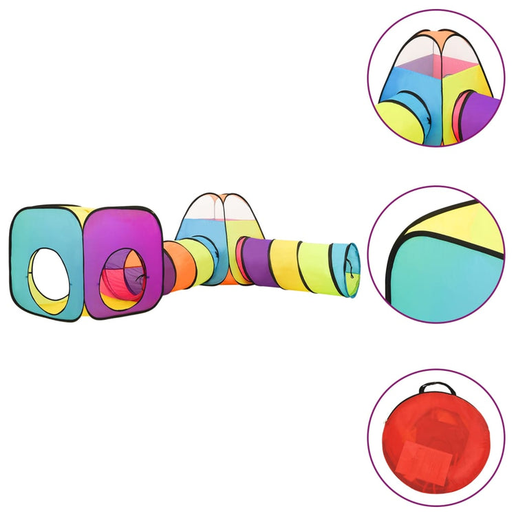 Vidaxl Kinderspielzelt mit 250 Bällen 190x264x90 cm Multi -Colored