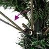 VIDAXL KUNSTKERSTBOOM mit Standard 120 cm PVC