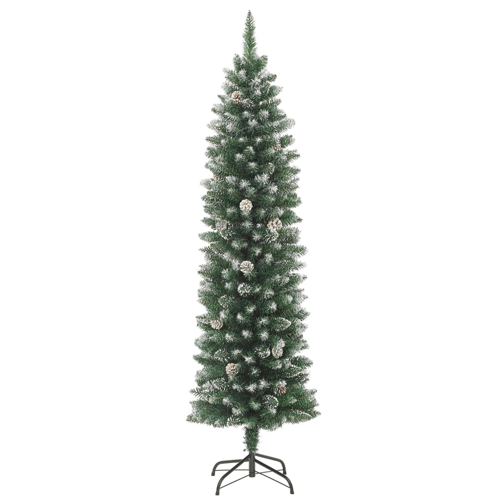VIDAXL KUNSTKERSTBOOM mit Standardschmaler 120 cm PVC