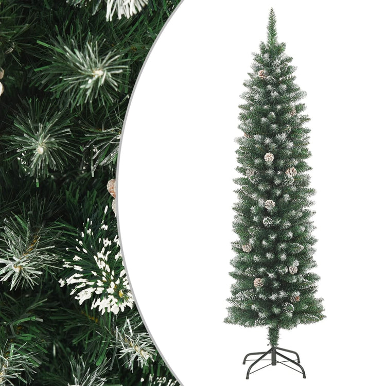 Vidaxl Kunstkerstboom schmal mit Standard 240 cm PVC
