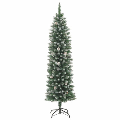 Vidaxl Kunstkerstboom schmal mit Standard 240 cm PVC