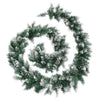Vidaxl Weihnachtsgirlande mit LED -Leuchten 5,2 m PVC Grün