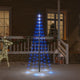 Vidaxl Flagmpole Weihnachtsbaum 108 LEDs Blau 180 cm