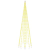 Vidaxl Flagmpole Weihnachtsbaum 310 LEDs warm weiß 300 cm