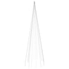 VidaXL Fahnenmast Weihnachtsbaum 732 LEDs warmweiß 500 cm