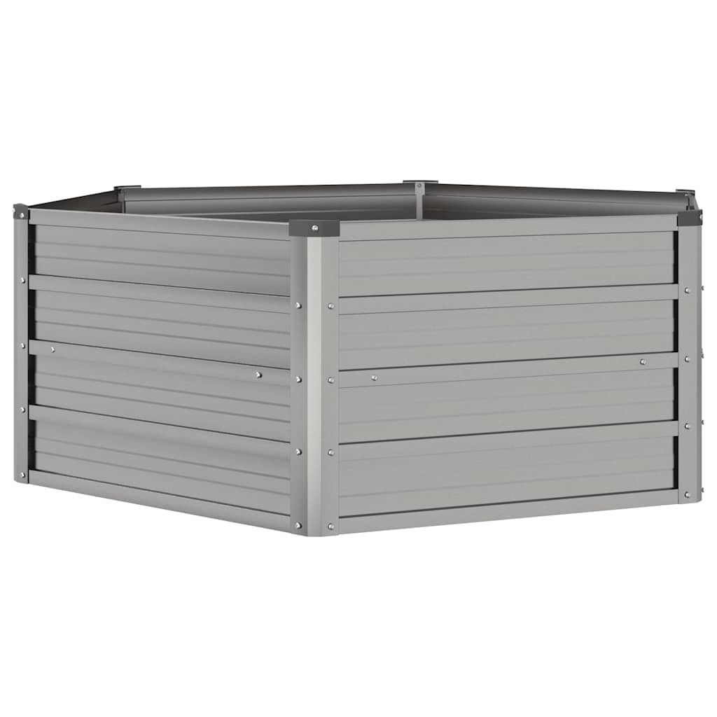 VIDAXL -Pflanzer erhoben 129 x 129 x 45 cm Corten Stahl Rusty