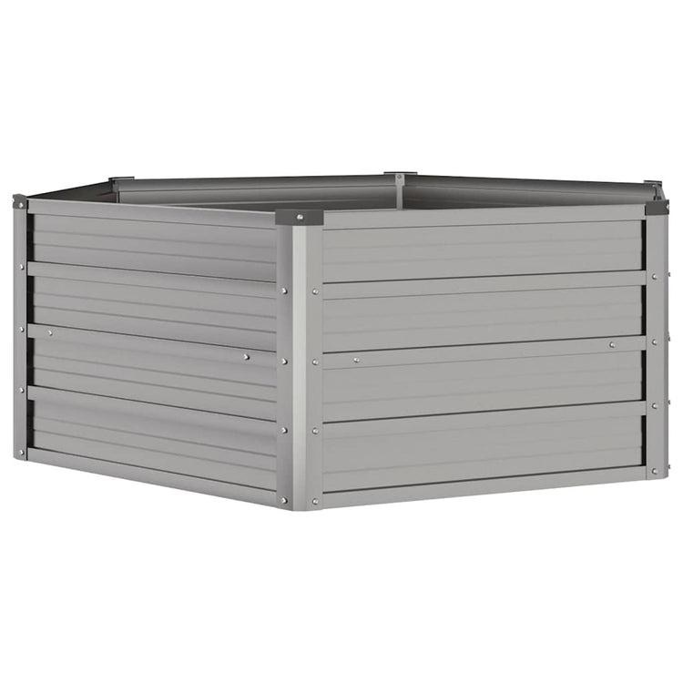 VIDAXL -Pflanzer erhoben 129 x 129 x 45 cm Corten Stahl Rusty