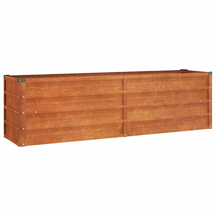 VIDAXL -Pflanzer erhöht 160 x 40 x 45 cm Corten Stahl Rusty