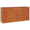 Vidaxl -Pflanzer erhöht 160 x 40 x 77 cm Corten Stahl Rusty