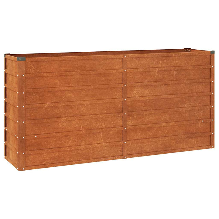 Vidaxl -Pflanzer erhöht 160 x 40 x 77 cm Corten Stahl Rusty