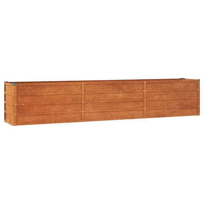 VIDAXL -Pflanzer erhöht 240 x 40 x 45 cm Corten Stahl Rusty