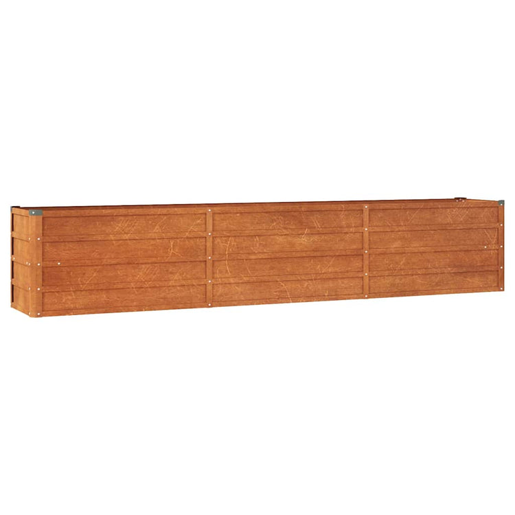 VIDAXL -Pflanzer erhöht 240 x 40 x 45 cm Corten Stahl Rusty