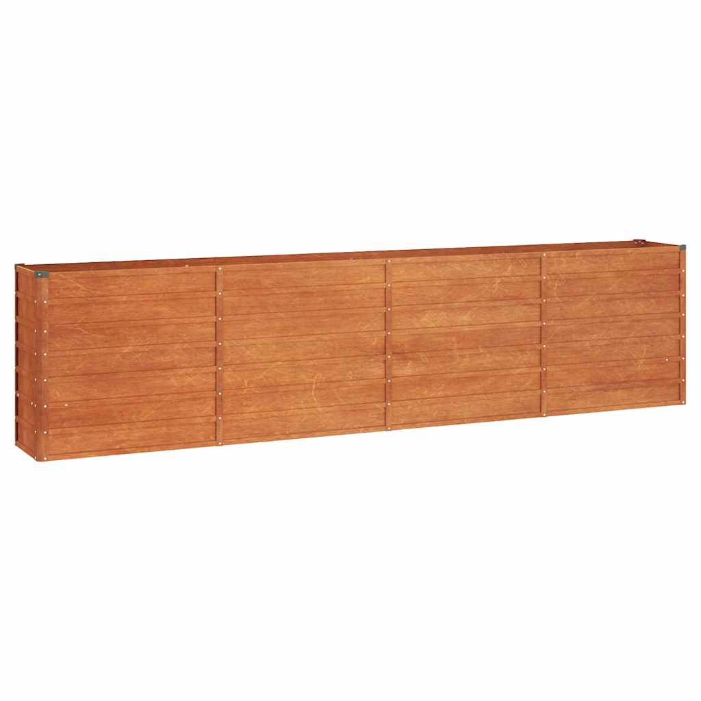 Vidaxl -Pflanzer erhöht 320x40x77 cm Corten Stahl Rusty