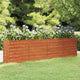 Vidaxl -Pflanzer erhöht 320x40x77 cm Corten Stahl Rusty