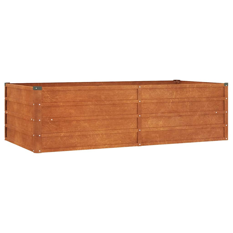 Vidaxl -Pflanzer erhöht 160 x 80 x 45 cm Corten Stahl Rusty