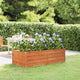 Vidaxl -Pflanzer erhöht 160 x 80 x 45 cm Corten Stahl Rusty