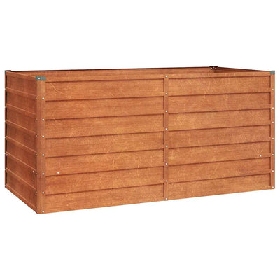 VIDAXL -Pflanzer erhöht 160 x 80 x 77 cm Corten Stahl Rusty