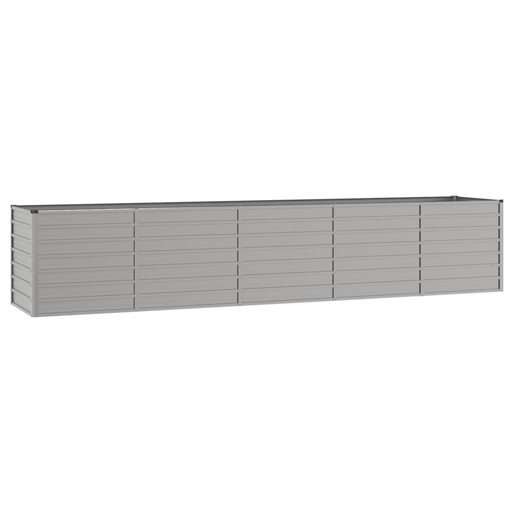 Vidaxl -Pflanzer 400x80x77 cm Corten Stahl Rusty angehoben