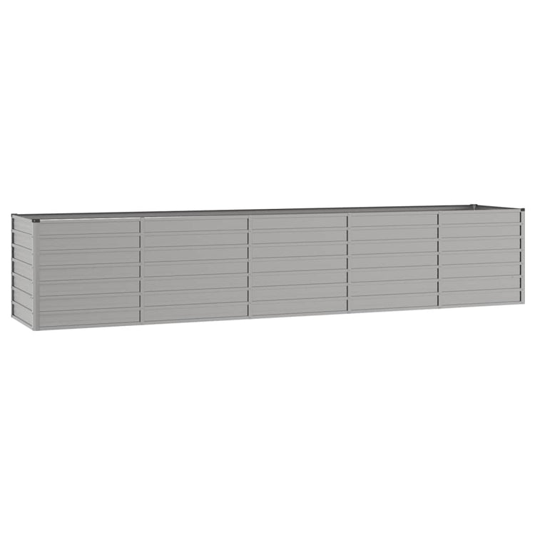 Vidaxl -Pflanzer 400x80x77 cm Corten Stahl Rusty angehoben
