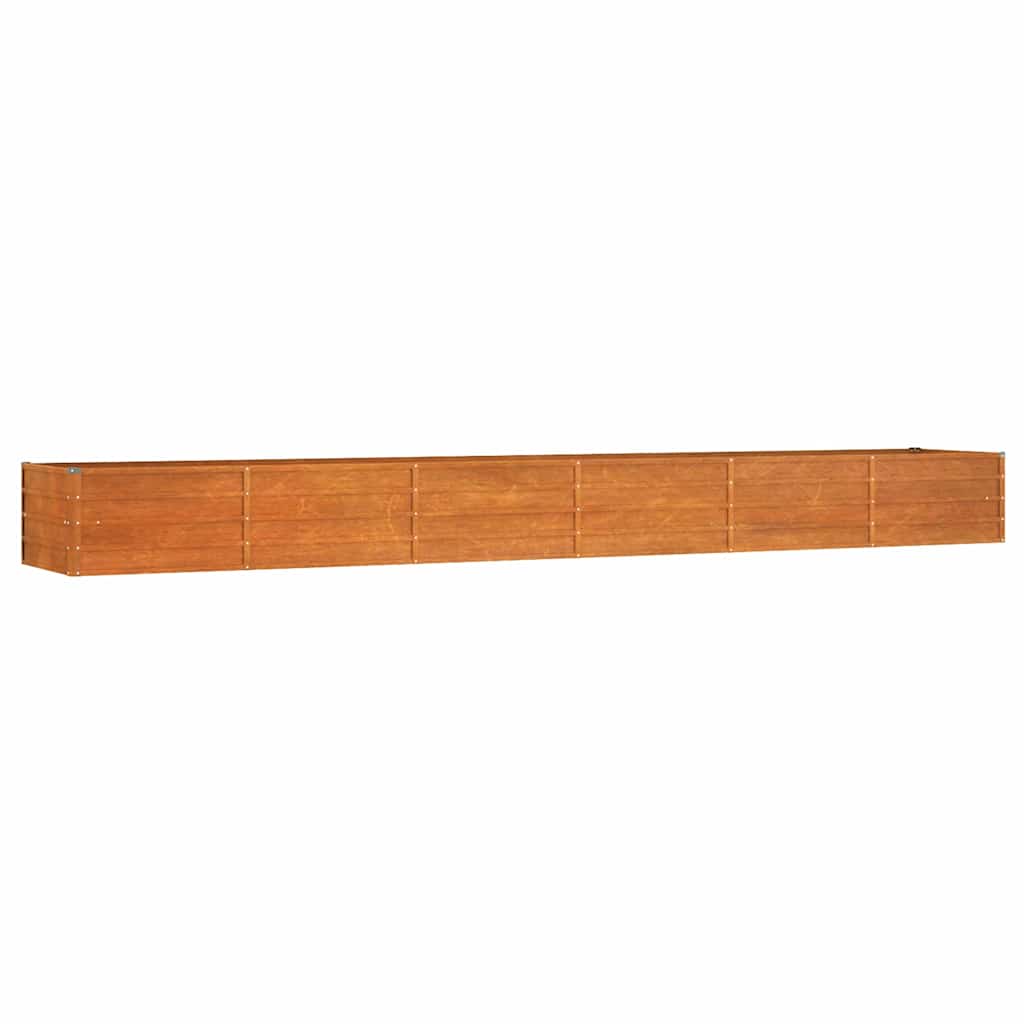 Vidaxl Pflanzer Einsatz 480 x 80 x 45 cm Corten Stahl Rusty