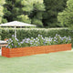 Vidaxl Pflanzer Einsatz 480 x 80 x 45 cm Corten Stahl Rusty