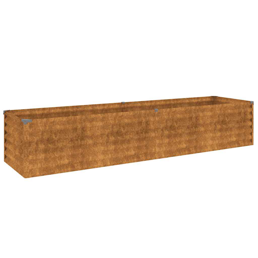 VIDAXL -Pflanzer erzogen 194x50x36 cm Cortenstaal