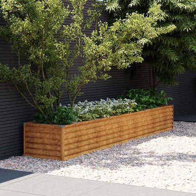 VIDAXL -Pflanzer Insert 291x50x36 cm cortenstaal