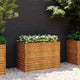 VIDAXL -Pflanzer erhoben 100x50x69 cm Cortenstaal