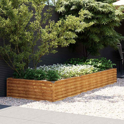 VIDAXL -Pflanzer Insert 291x100x36 cm cortenstaal