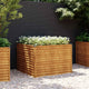 VIDAXL -Pflanzer erhoben 100x100x69 cm Cortenstaal