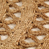 Vidaxl Teppich um 180 cm geflochtene Jute