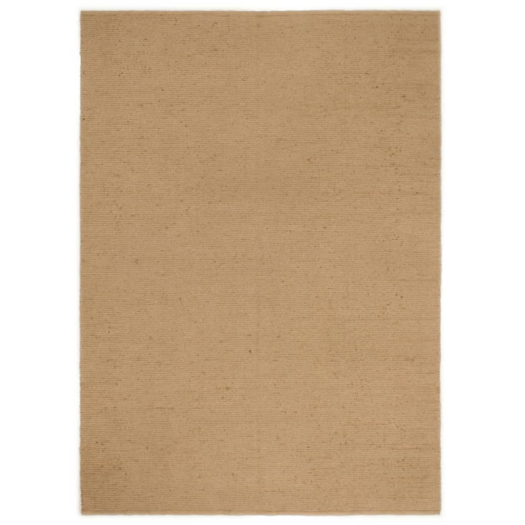 Vidaxl Rug Loop Pool handgefertigt 120 x 180 cm Jute und Baumwolle