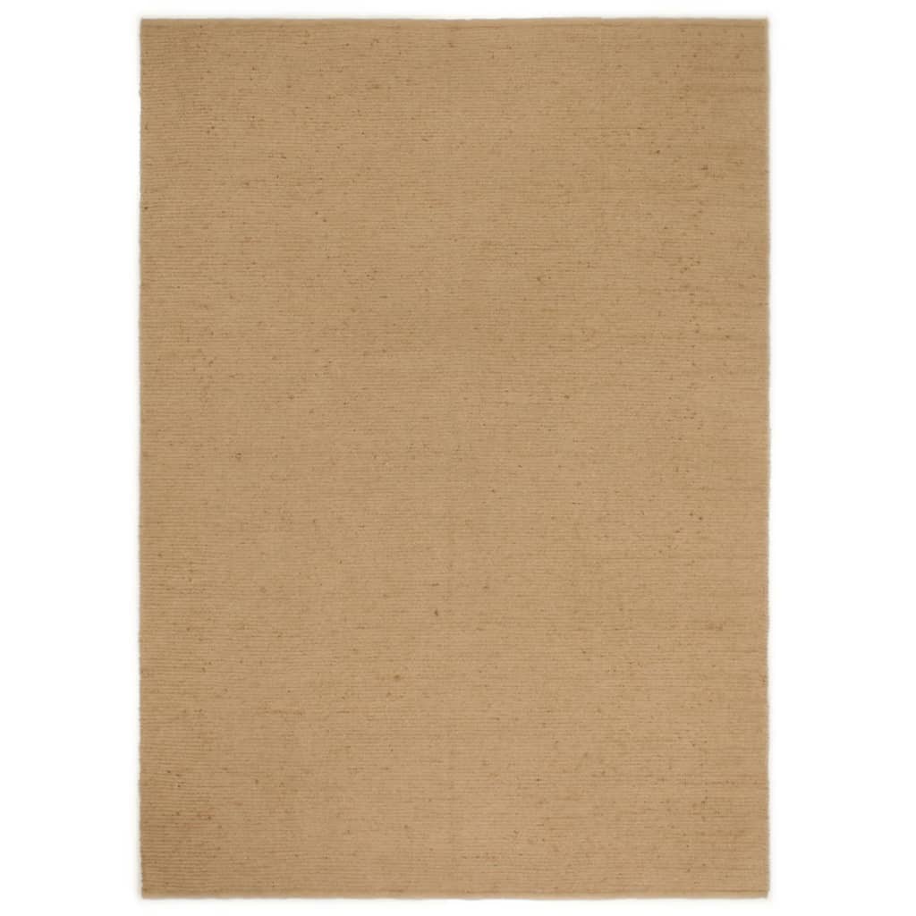 Vidaxl Rug Loop Pool handgefertigt 180x250 cm Jute und Baumwolle