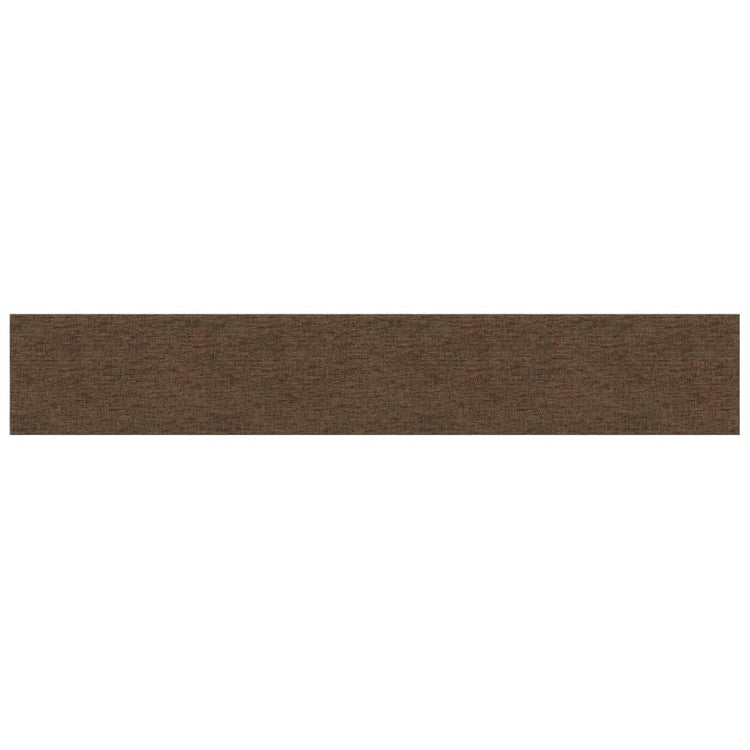Vidaxl -Wandplatten 12 ST 1,62 m² 90 x 15 cm Stoffbraun