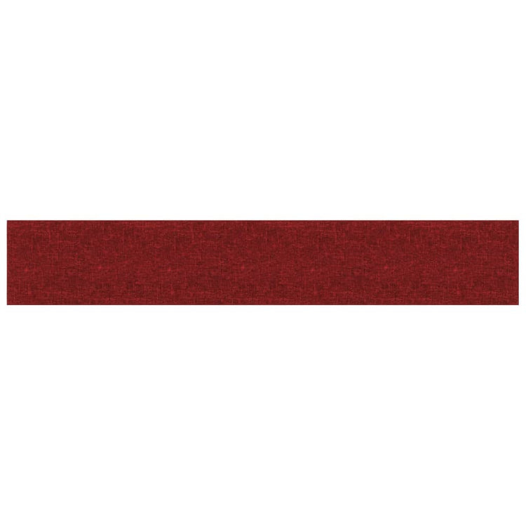 Vidaxl Wandpaneele 12 ST 1,62 m² 90 x 15 cm Stoffwein rot