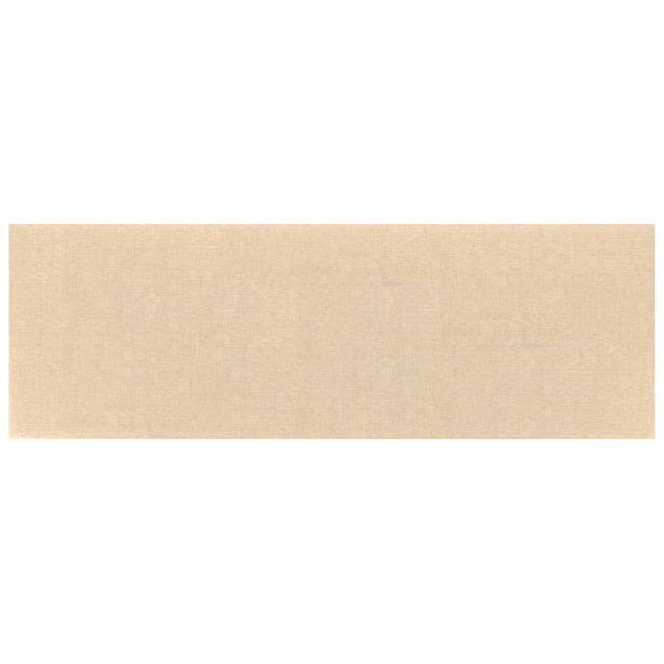Vidaxl -Wandplatten 12 ST 3,24 m² 90 x 30 cm Stoff Crème -Colored