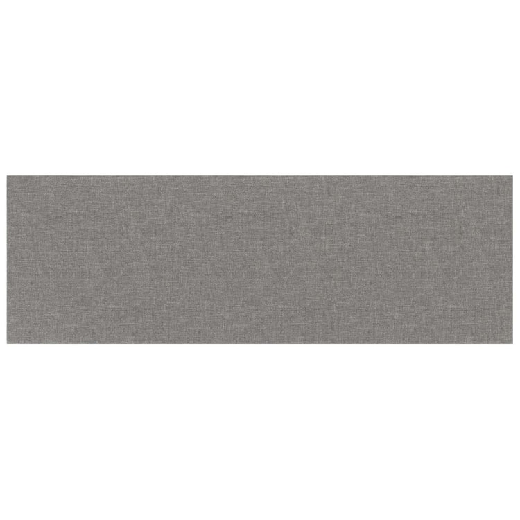 Vidaxl -Wandplatten 12 ST 3,24 m² 90 x 30 cm Stoff hellgrau