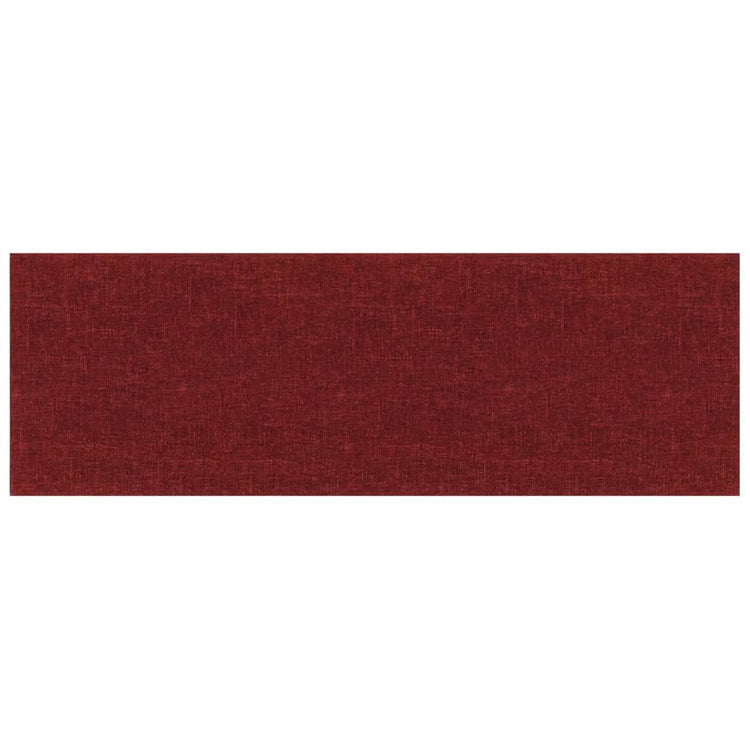 Vidaxl Wandpaneele 12 ST 3,24 m² 90 x 30 cm Stoffwein rot
