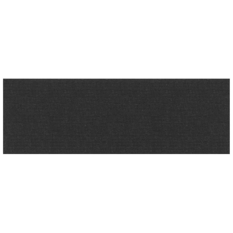 Vidaxl -Wandplatten 12 ST 3,24 m² 90 x 30 cm Stoff schwarz