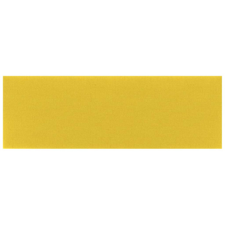 Vidaxl -Wandplatten 12 ST 3,24 m² 90 x 30 cm Stoff hellgelb