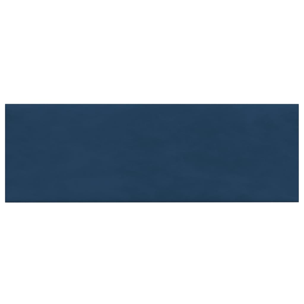 Vidaxl -Wandplatten 12 ST 3,24 m² 90 x 30 cm Samtblau