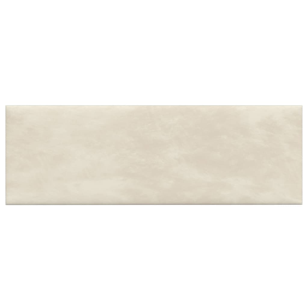 Vidaxl -Wandpaneele 12 ST 3,24 m² 90 x 30 cm Samtcreme -Colored
