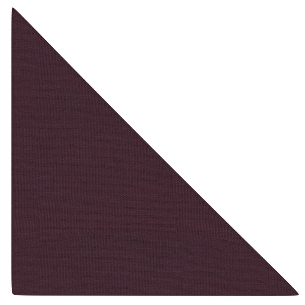Vidaxl Wandpaneele 12 Stcs 0,54 m² 30 x 30 cm Stoff lila
