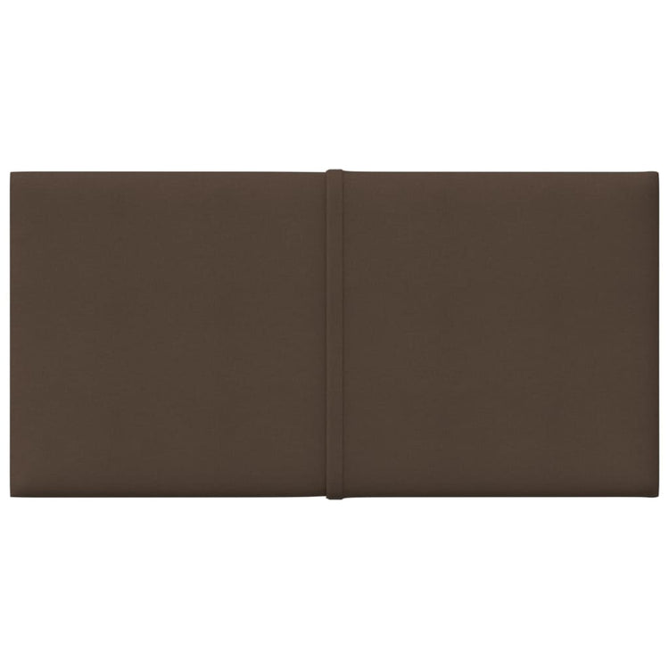 Vidaxl -Wandplatten 12 Stk 0,54 m² 30 x 15 cm Stoffbraun