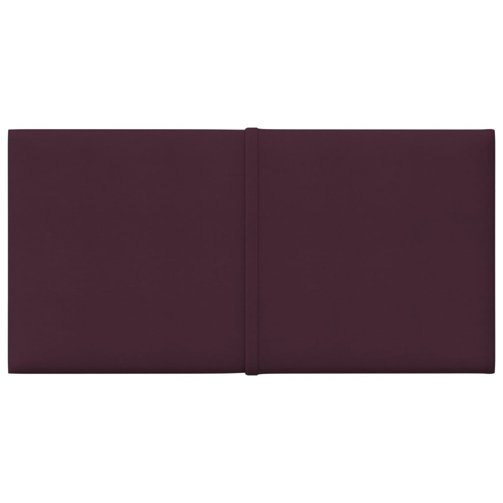 Vidaxl Wandpaneele 12 Stcs 0,54 m² 30 x 15 cm Stoff lila