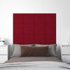 Vidaxl Wandtafeln 12 ST 1,08 m² 30 x 30 cm Samtweinrot